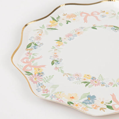 Elegrant Floral Side Plates