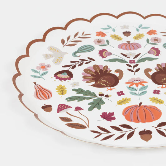 Meri Meri Folk Fall Party Plates