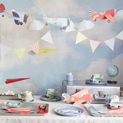 Planes Party Decor Garland