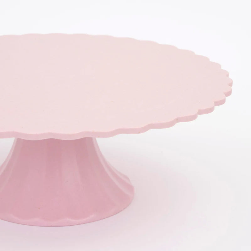 Pink Bamboo Cake Stand