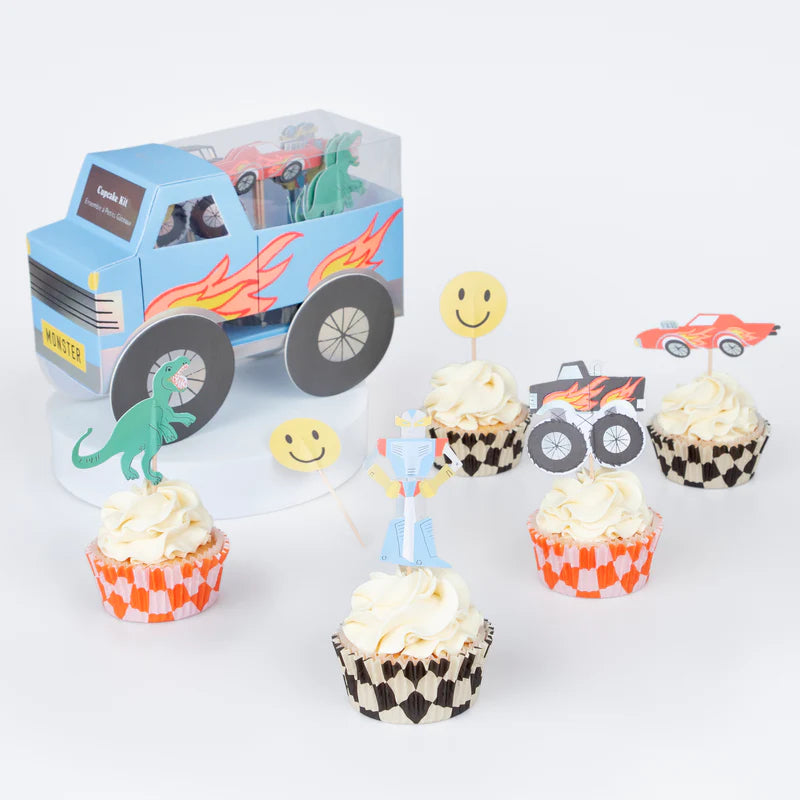 Monster Truck Cup Cake Kit