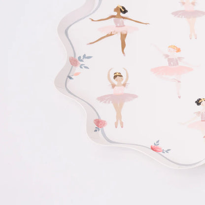 Ballerina Party Paper Plates