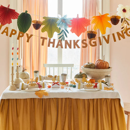 Meri Meri Happy Thanksgiving Double Garland Set