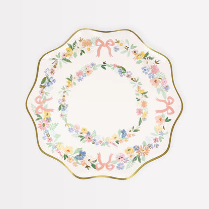 Elegrant Floral Side Plates
