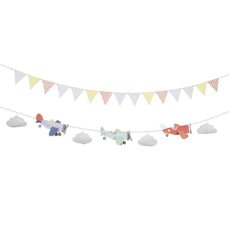 Planes Party Decor Garland