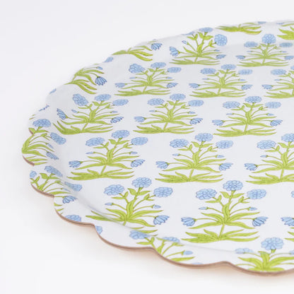 Meri Meri + Molly Mahon: Large Floral Circle Tray