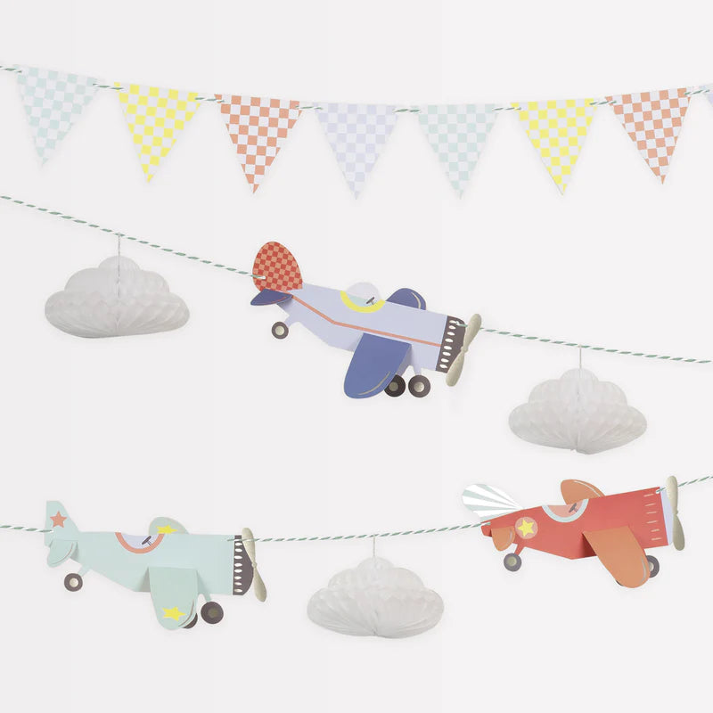 Planes Party Decor Garland