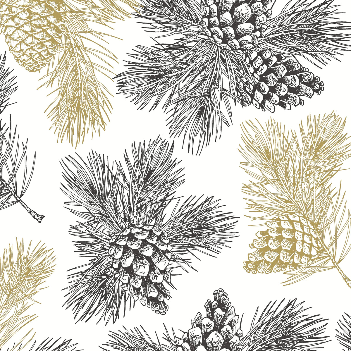 Pine Cone Cocktail Napkins