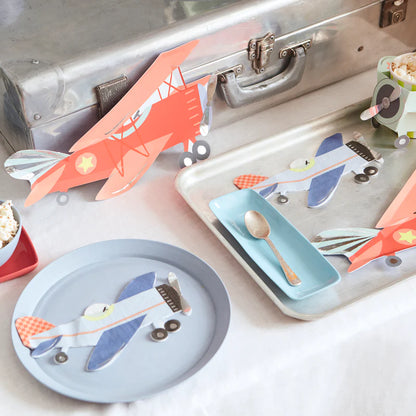 Die-Cut Airplane Paper Napkins