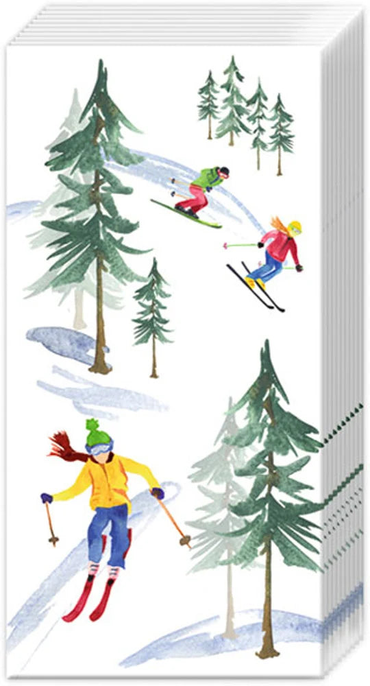 Down The Slopes Pocket Tissues