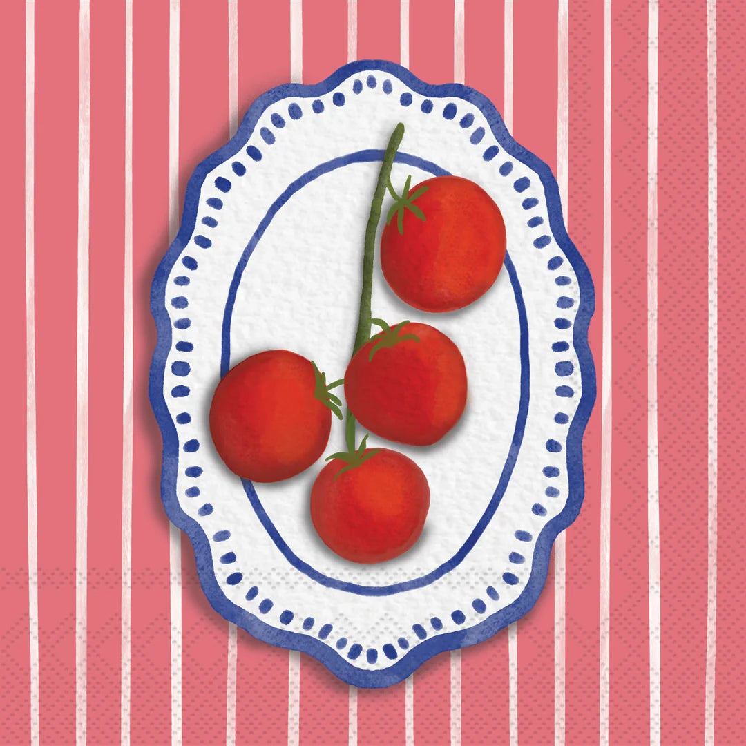 Amalfi Cucina Tomatoes Cocktail Napkin