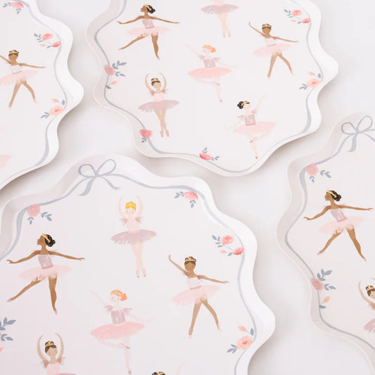 Ballerina Party Paper Plates