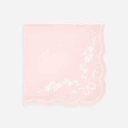 Pink Floral Large Napkins