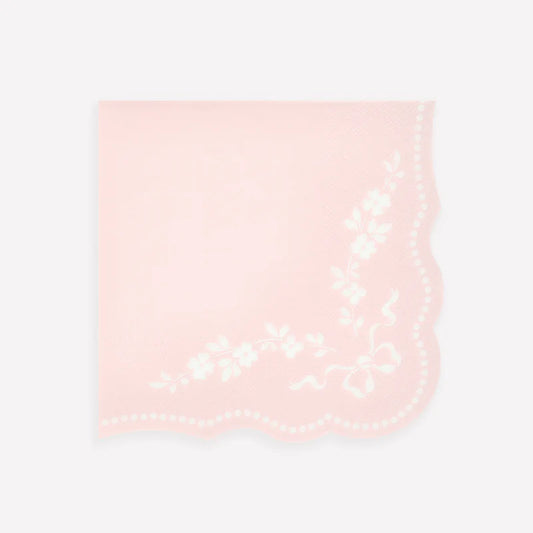 Pink Floral Large Napkins