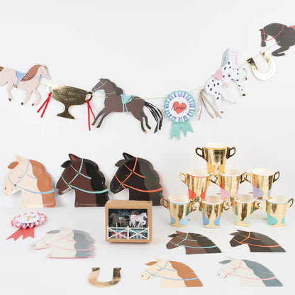 Horse Party Decor Paper Plates