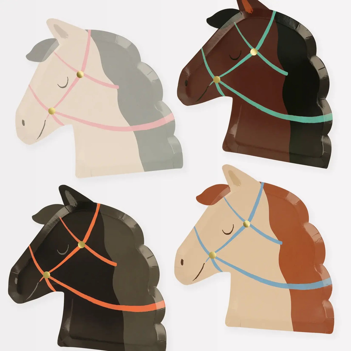 Horse Party Decor Paper Plates