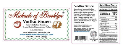 Michaels of Brooklyn - Vodka Sauce