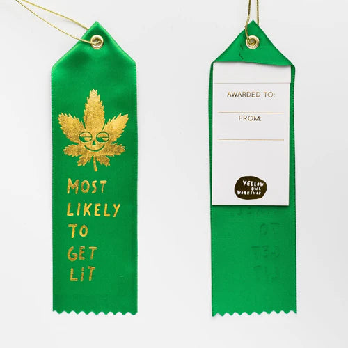 Most Likely To Get Lit Award Ribbon