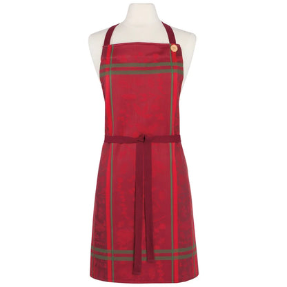 Winterberry Christmas Jacquard Apron