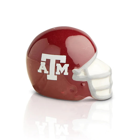 Nora Fleming Texas A&M mini helmet ceramic tabletop trinket for kitchen serving and party decor