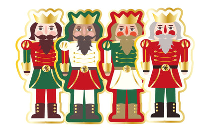 Christmas Nutcracker Die Cut Salad Plate