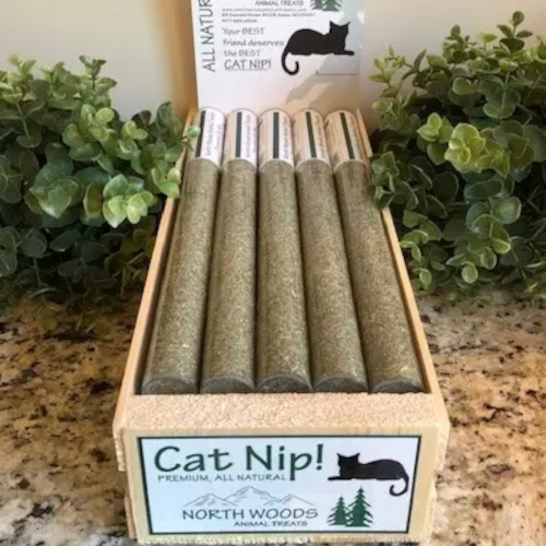 North Woods Animal Treats Large Cat Nip Tube - .75oz