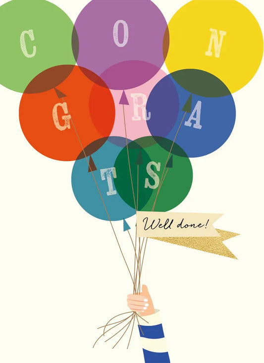 Balloons Congratulations Card