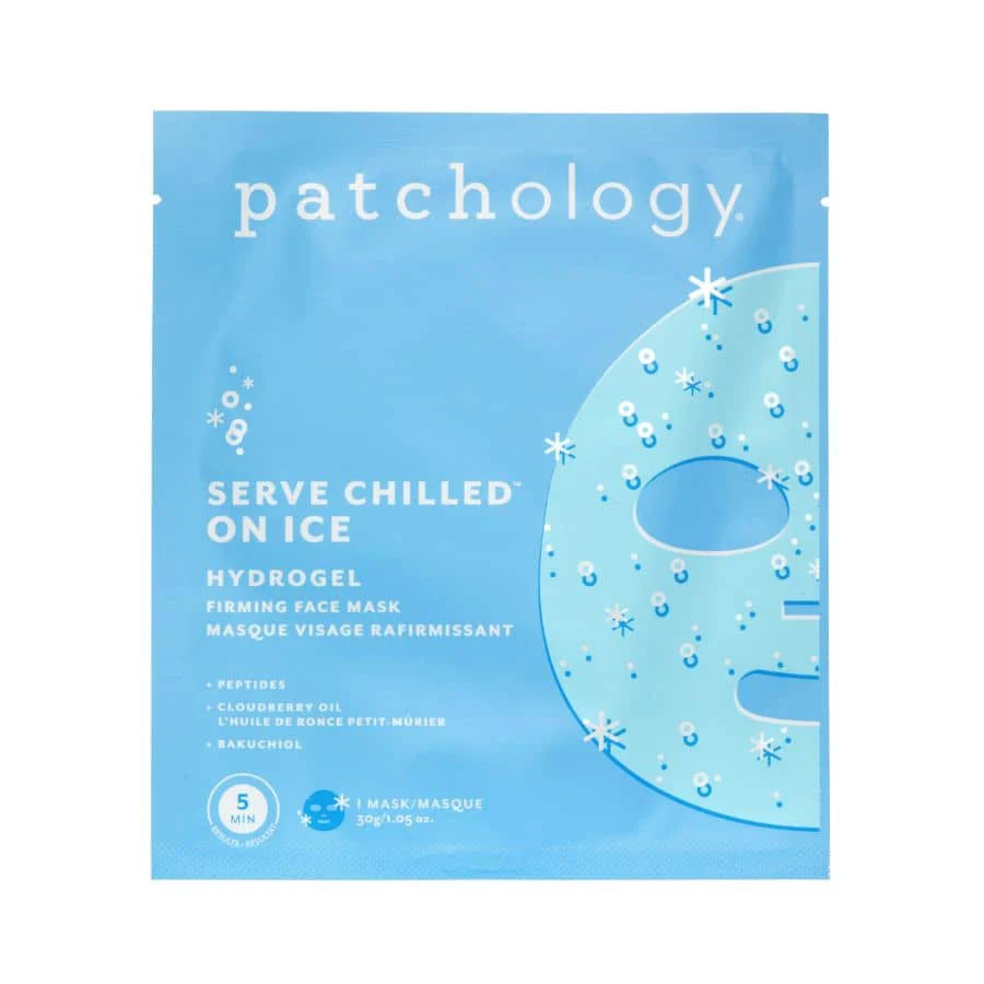 Serve Chilled On Ice, Hydrogel Firming Face Mask