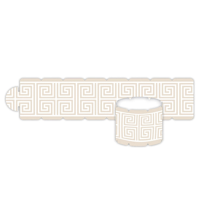 Greek Key Pattern Latte Napkin Ring