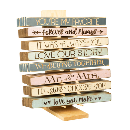 Wooden Love Note Decor