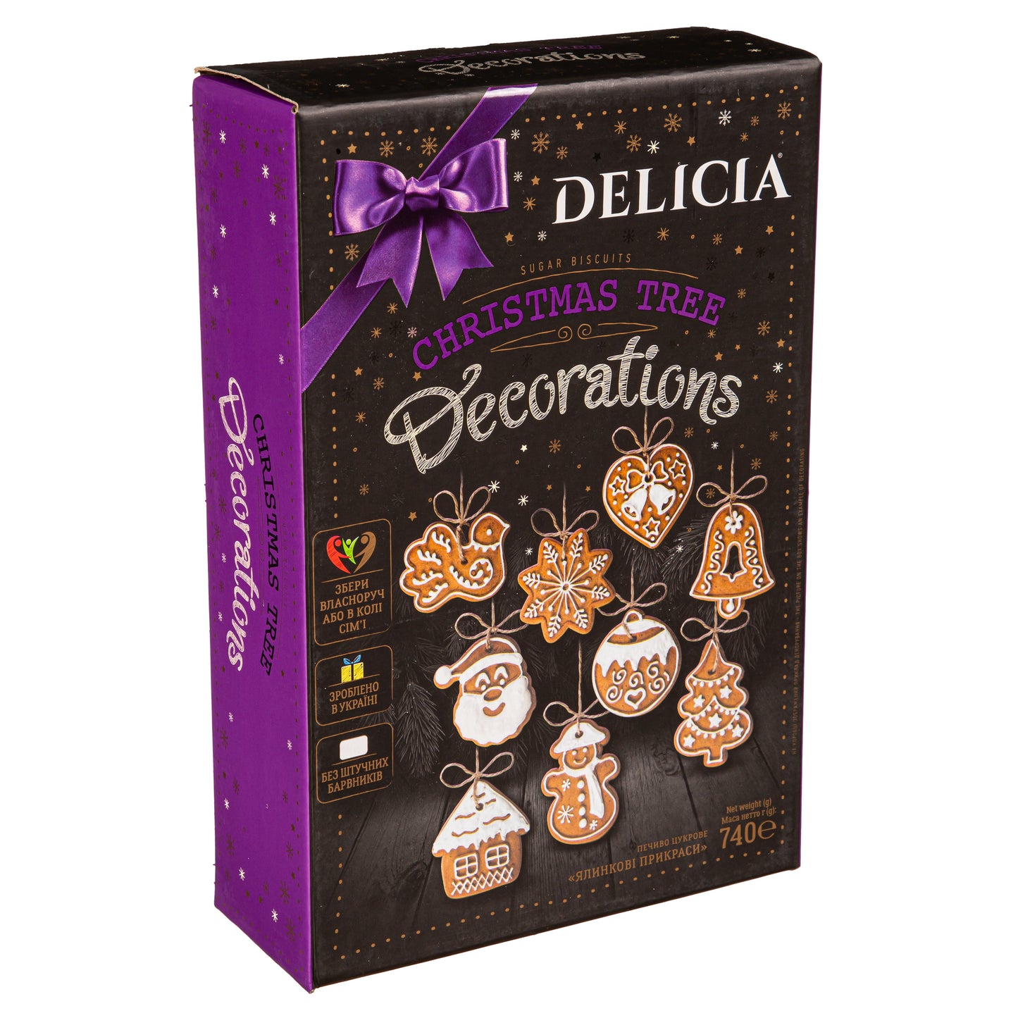 Delicia Sugar Biscuit Christmas Tree Decorations Kit