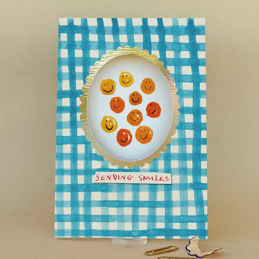 Sending Smiles Framed Card