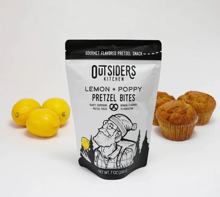 Outsiders Lemon + Poppy Pretzel Bites