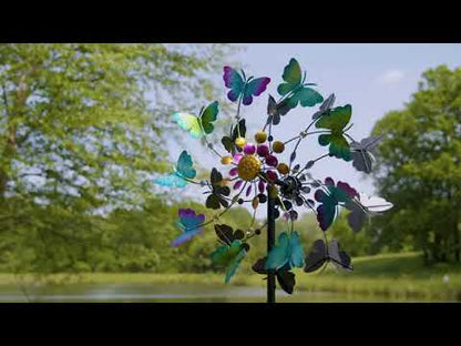 Butterfly Garden Statement Wind Spinner