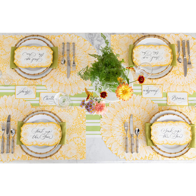 Die Cut Spring Bloom Paper Placemats