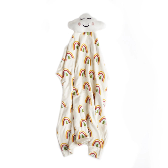 Rainbow Cloud Bamboo Baby Lovey