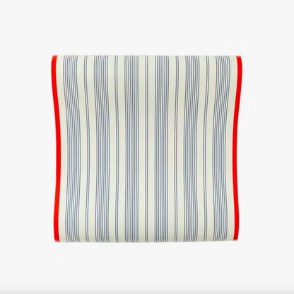 Red, White & Blue Striped Table Runner