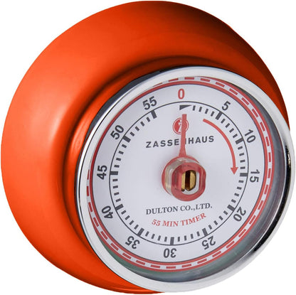 Magnetic Retro Kitchen Classic Mechanical Cooking Timer by  Zassenhaus