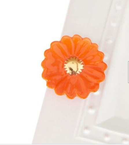 Nora Fleming Mini Retired Orange Gerber Daisy Flower