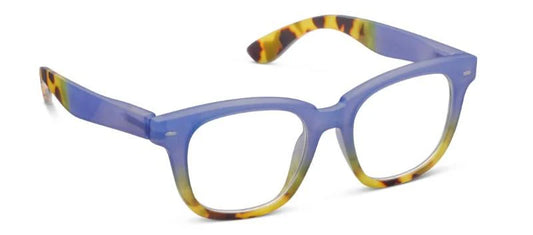Hidden Gem Blue/Tokyo Tortoise Blue Light Reader Glasses by Peepers