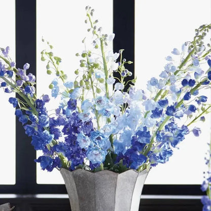 40" Blue Delphinium Silk Flower Stem