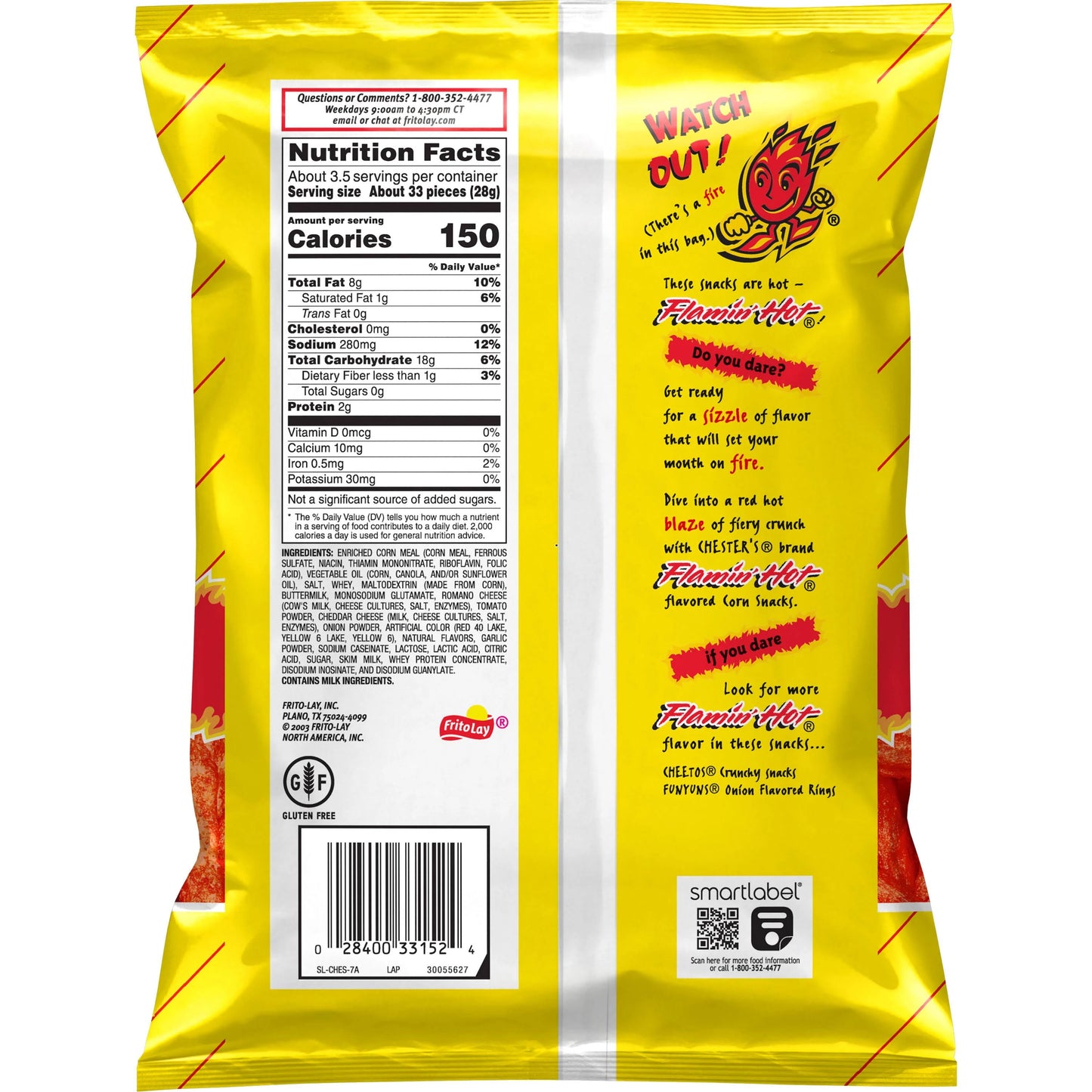 Chester's® Flamin' Hot Fries Corn Chips