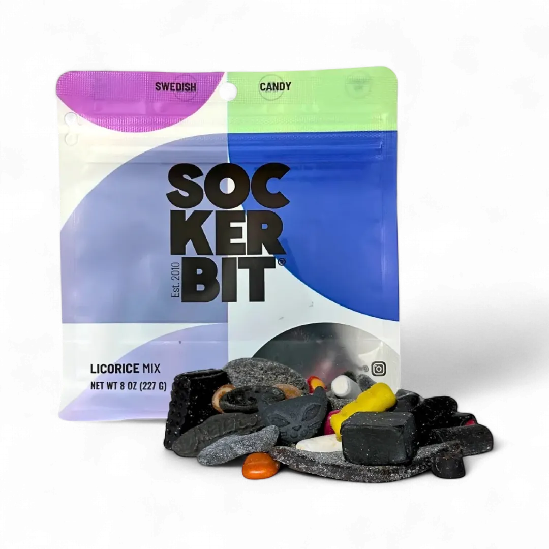 Licorice Mix - Swedish Candy Pouch