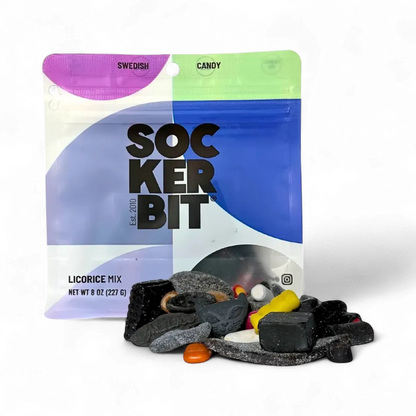 Licorice Mix - Swedish Candy Pouch