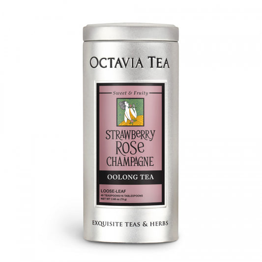 Strawberry Rose Champagne Octavia Herbal Tea