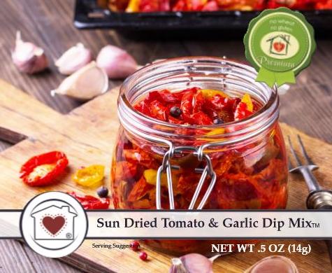 Sun Dried Tomato & Garlic Dip Mix