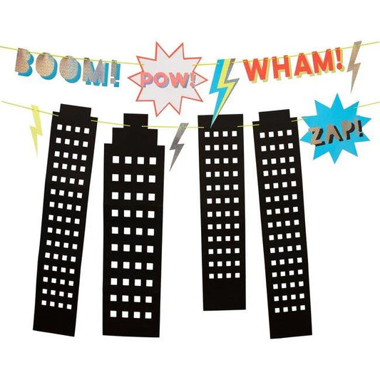 Boom Pow Wham Zap Party Garland