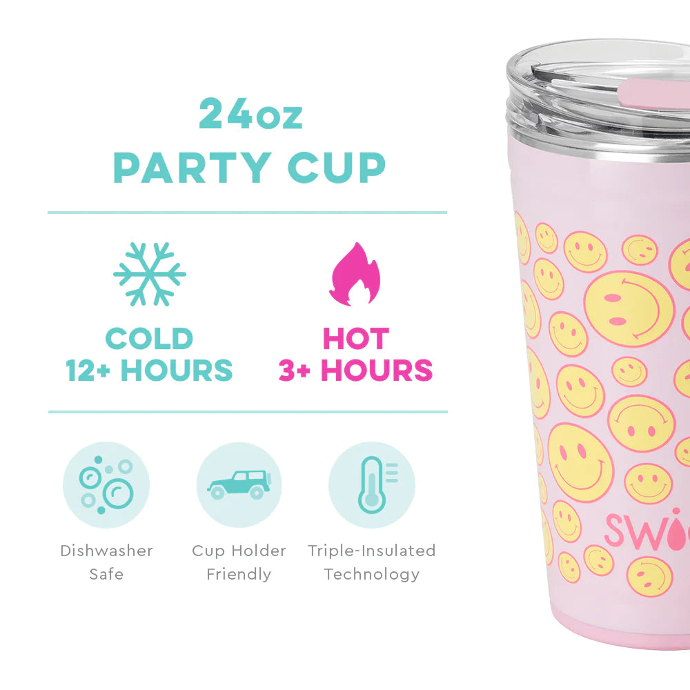 Swig Life Oh Happy Day Party Cup Tumbler (24oz)