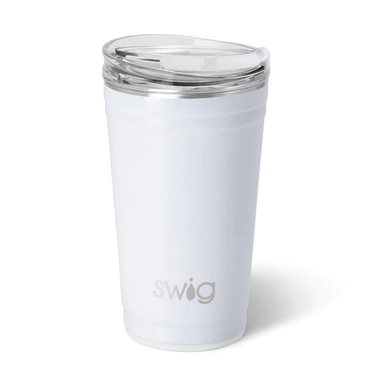Swig Life Shimmer White Party Cup Tumbler (24oz)