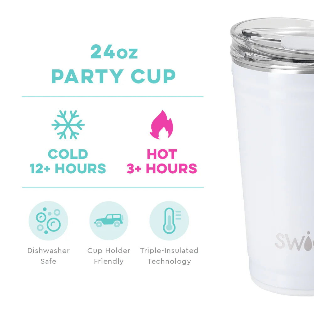 Swig Life Shimmer White Tumbler - 24 oz.